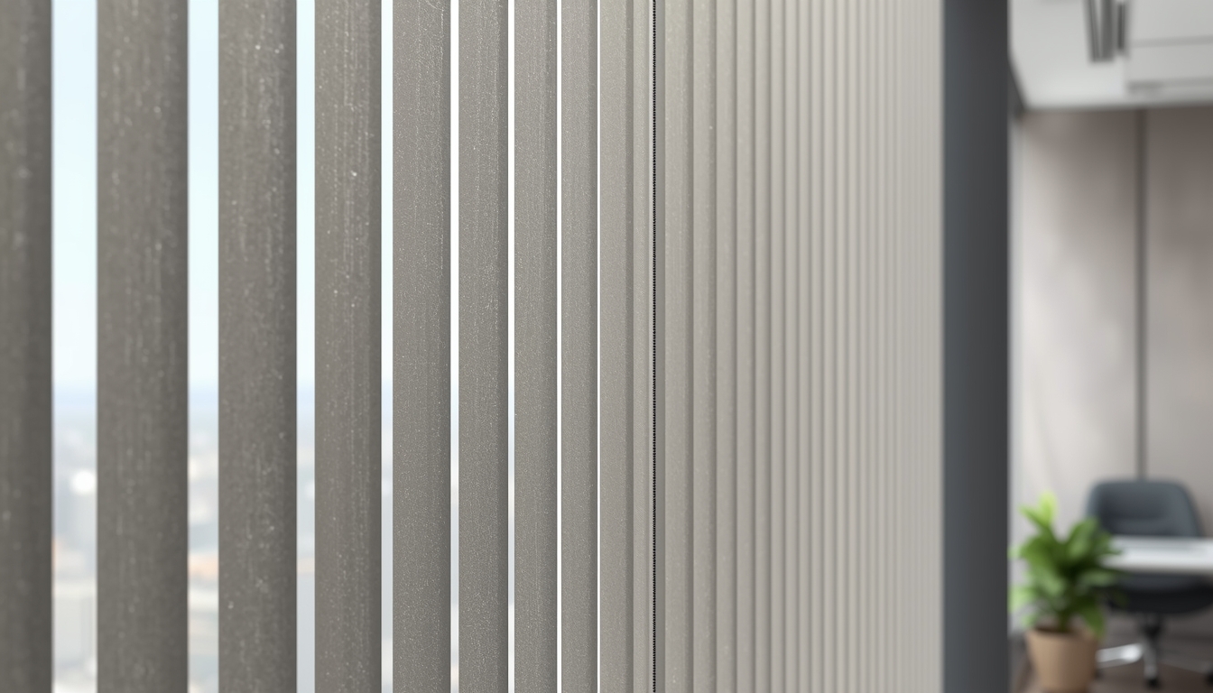 Cortinas verticales de alta calidad para oficinas